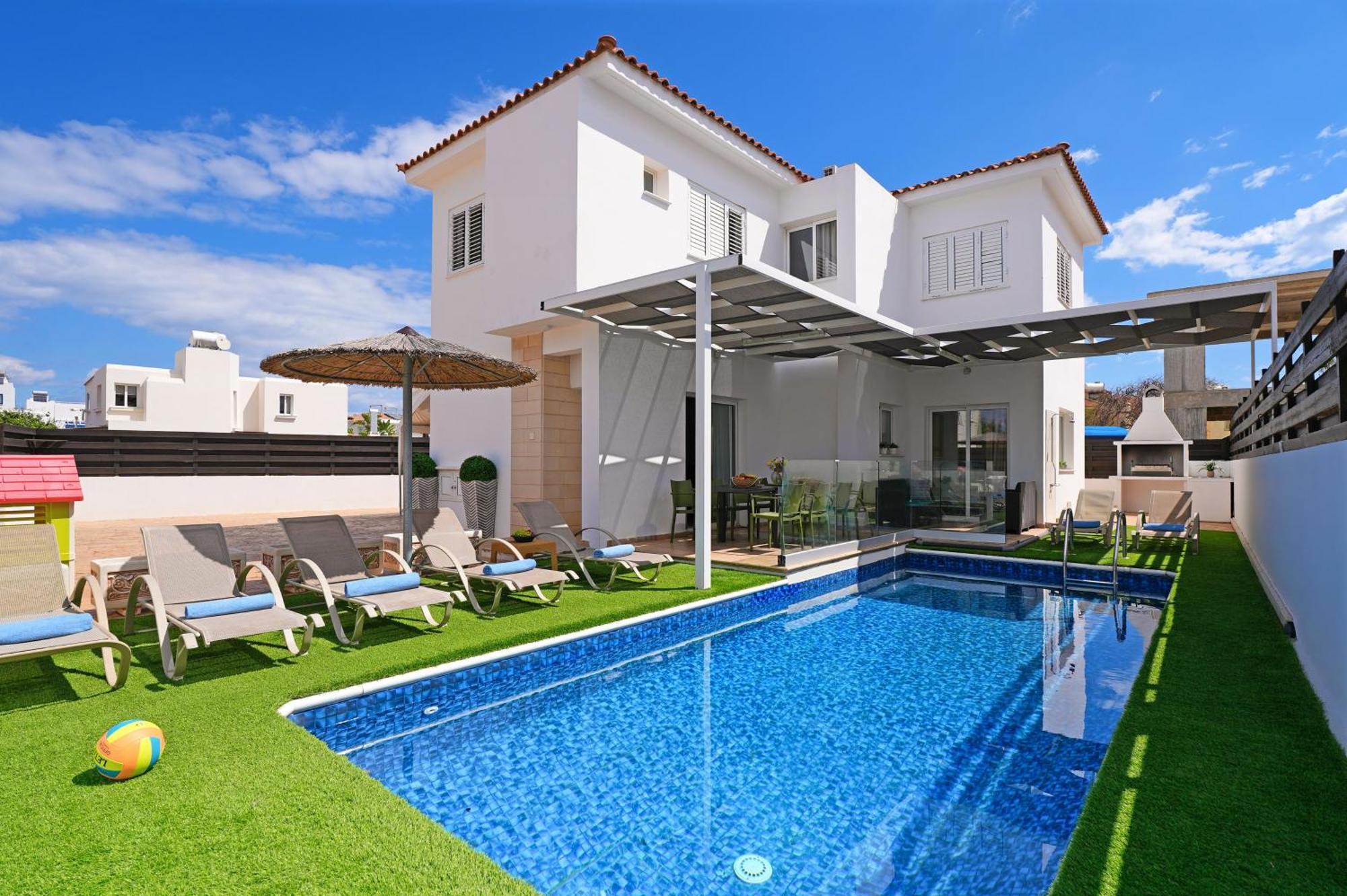 Villa White Star - 100M From Serena Beach Protaras Exterior foto